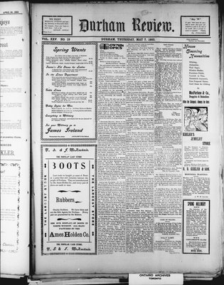 Durham Review (1897), 7 May 1903