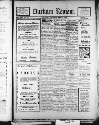 Durham Review (1897), 21 May 1903