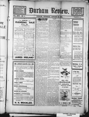 Durham Review (1897), 28 Jan 1904