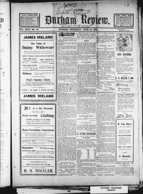 Durham Review (1897), 16 Jun 1904