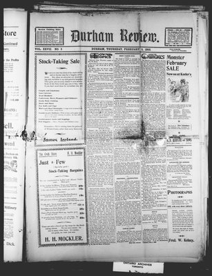 Durham Review (1897), 2 Feb 1905