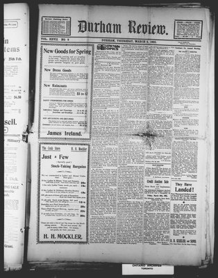 Durham Review (1897), 2 Mar 1905