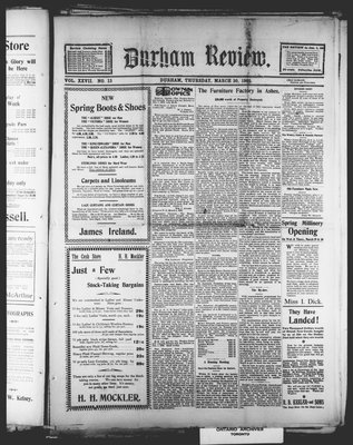 Durham Review (1897), 30 Mar 1905