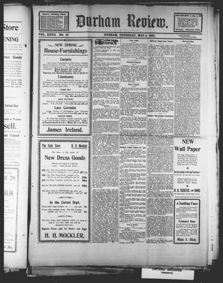 Durham Review (1897), 4 May 1905