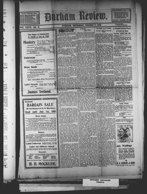 Durham Review (1897), 3 Aug 1905