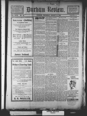 Durham Review (1897), 31 Aug 1905