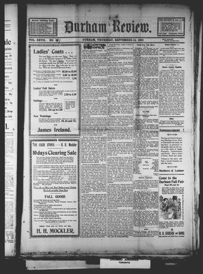 Durham Review (1897), 14 Sep 1905