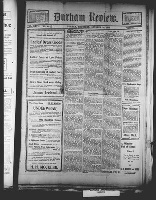 Durham Review (1897), 26 Oct 1905