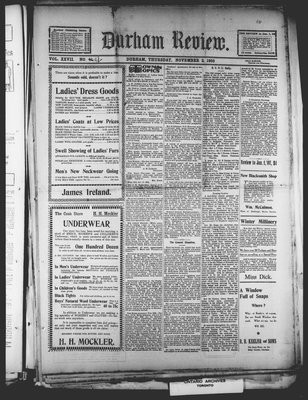 Durham Review (1897), 2 Nov 1905