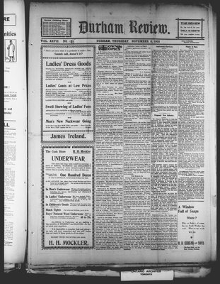 Durham Review (1897), 9 Nov 1905