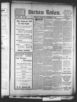 Durham Review (1897), 23 Nov 1905