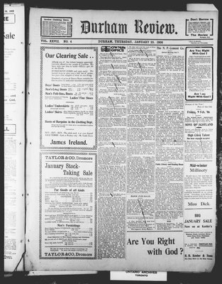 Durham Review (1897), 25 Jan 1906