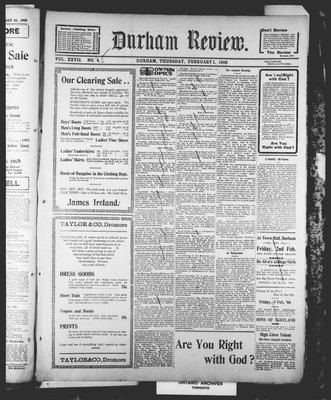 Durham Review (1897), 1 Feb 1906