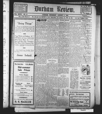 Durham Review (1897), 2 Aug 1906