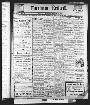 Durham Review (1897), 23 Aug 1906