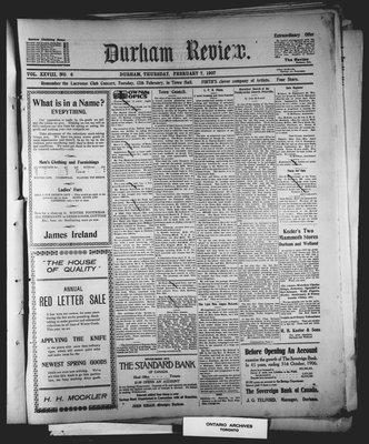 Durham Review (1897), 7 Feb 1907