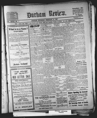 Durham Review (1897), 14 Feb 1907