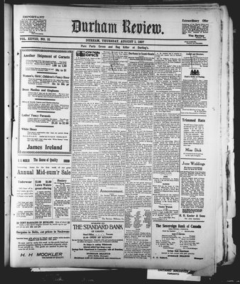 Durham Review (1897), 1 Aug 1907