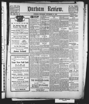 Durham Review (1897), 14 Nov 1907