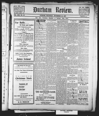 Durham Review (1897), 28 Nov 1907