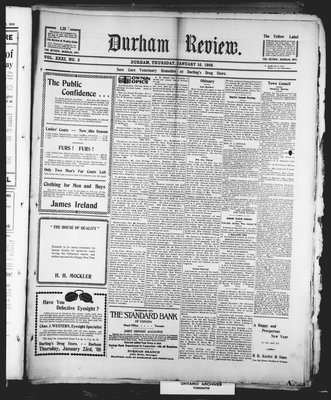 Durham Review (1897), 16 Jan 1908