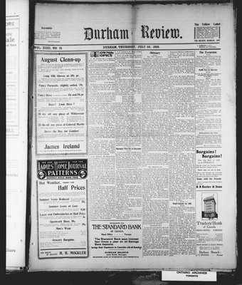 Durham Review (1897), 30 Jul 1908