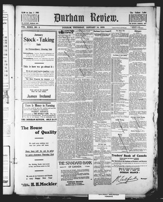 Durham Review (1897), 14 Jan 1909