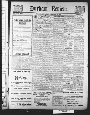 Durham Review (1897), 11 Feb 1909