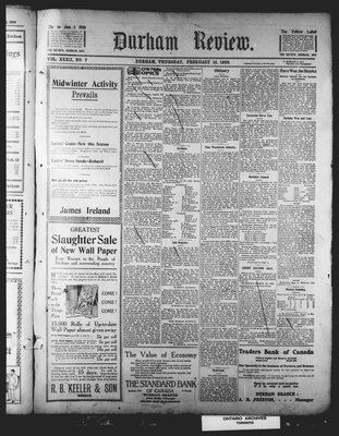 Durham Review (1897), 18 Feb 1909