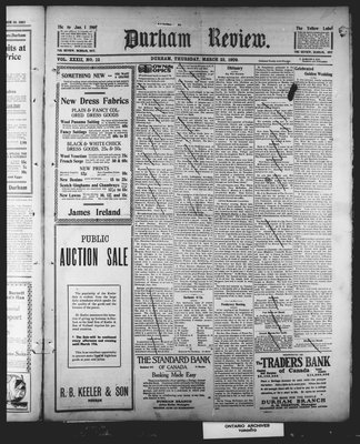 Durham Review (1897), 25 Mar 1909