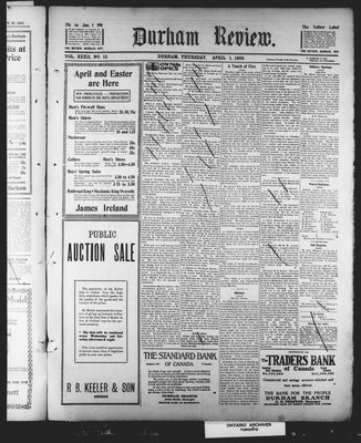 Durham Review (1897), 1 Apr 1909