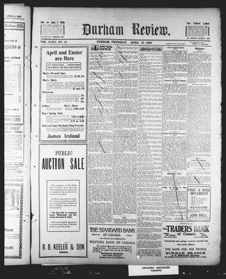 Durham Review (1897), 15 Apr 1909