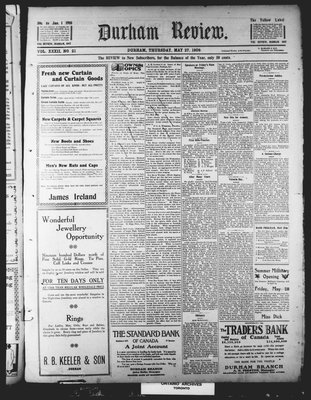 Durham Review (1897), 27 May 1909