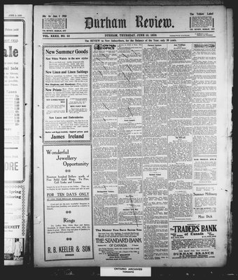 Durham Review (1897), 10 Jun 1909