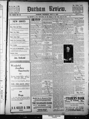 Durham Review (1897), 15 Jul 1909