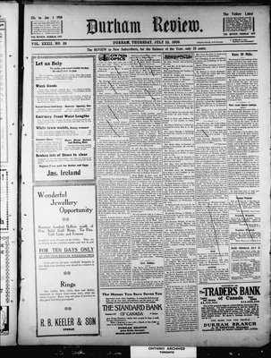 Durham Review (1897), 22 Jul 1909