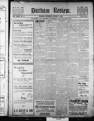 Durham Review (1897), 5 Aug 1909