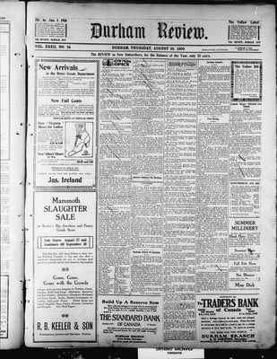 Durham Review (1897), 26 Aug 1909