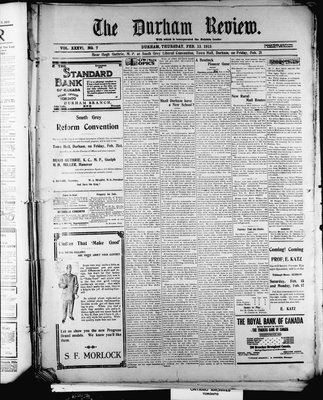 Durham Review (1897), 13 Feb 1913