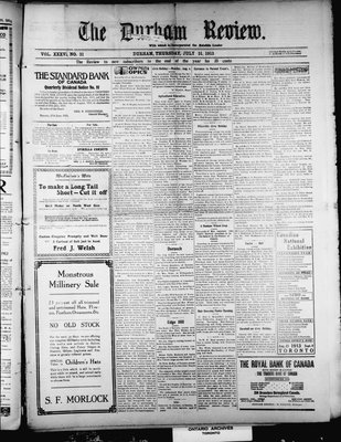 Durham Review (1897), 31 Jul 1913