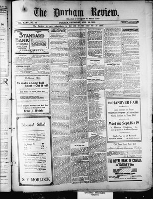 Durham Review (1897), 28 Aug 1913