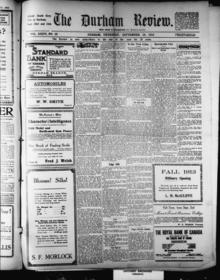 Durham Review (1897), 18 Sep 1913