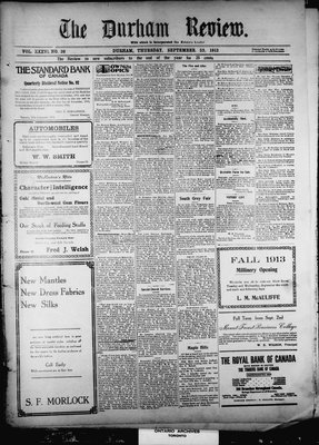 Durham Review (1897), 25 Sep 1913