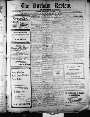 Durham Review (1897), 2 Oct 1913