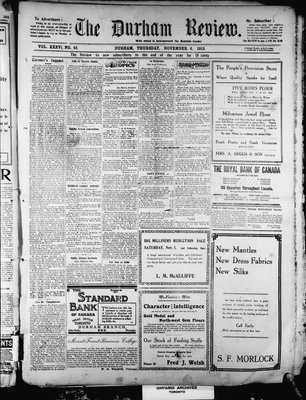 Durham Review (1897), 6 Nov 1913