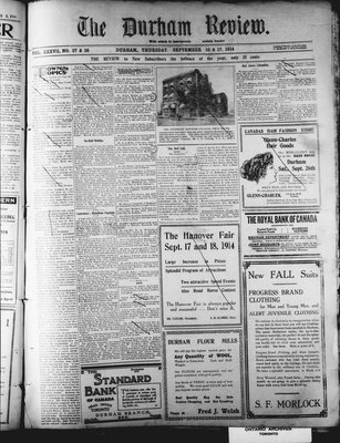 Durham Review (1897), 10 Sep 1914