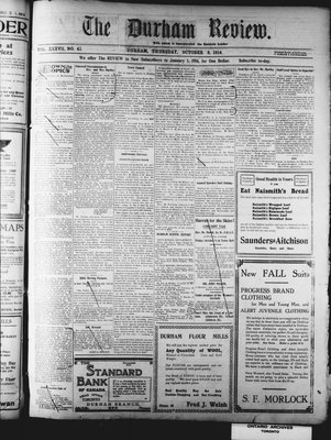 Durham Review (1897), 8 Oct 1914