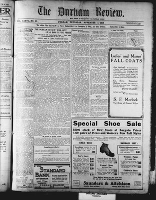 Durham Review (1897), 5 Nov 1914