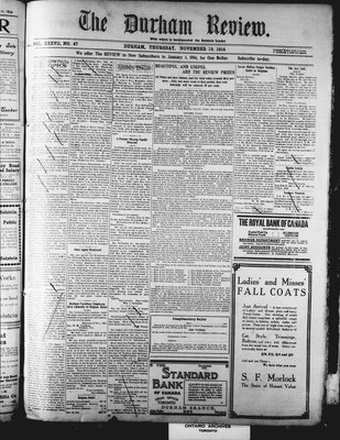 Durham Review (1897), 19 Nov 1914