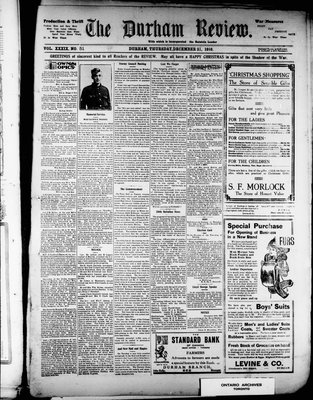 Durham Review (1897), 21 Dec 1916